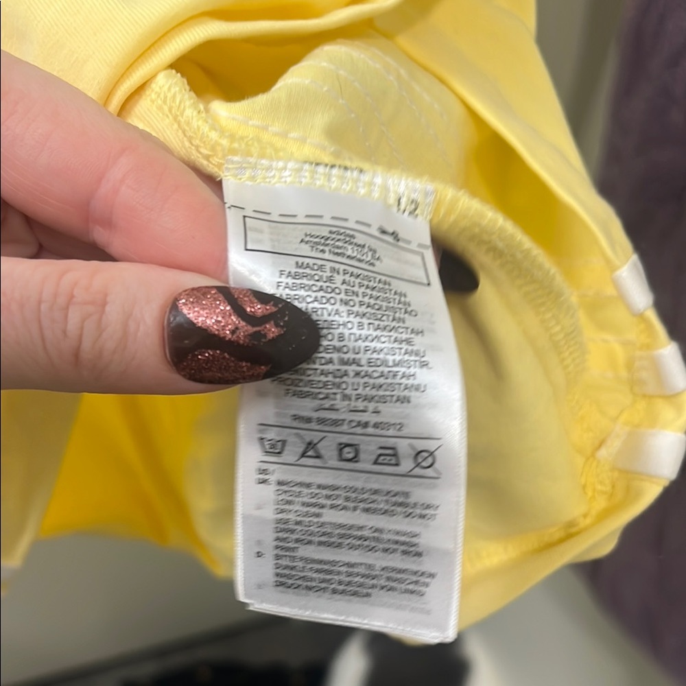 adidas Yellow Racerback Tank Dress - Picture 7 of 9